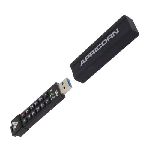 32GB 256-BIT AES XTS HW ENCRYPTED SECURE USB 3.0 MEM KEY