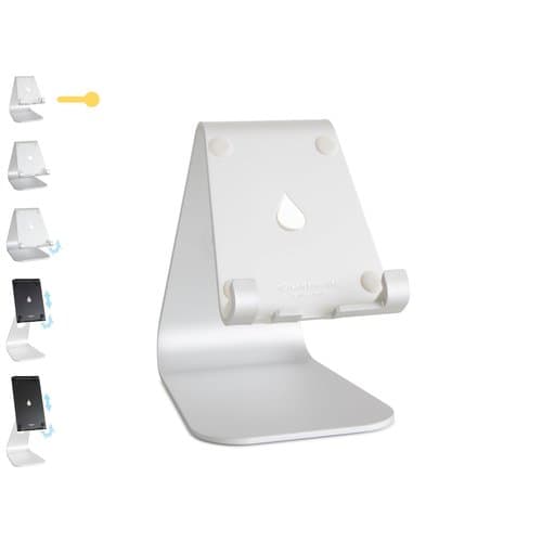 MSTAND MOBILE STAND SILVER FITS ALL IPHONE SMART PHONE
