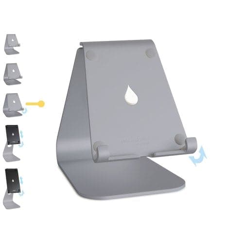MSTAND TABLETPLUS SPACE GREY ADJUSTABLE IPAD TABLET STAND