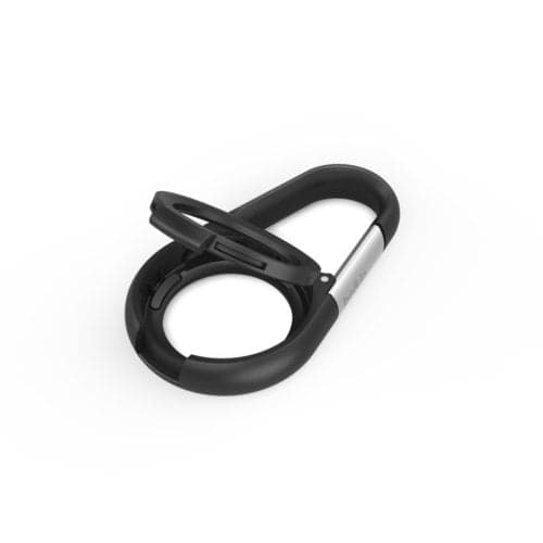 CARABINER PC BLACK 03-RETAIL BOX