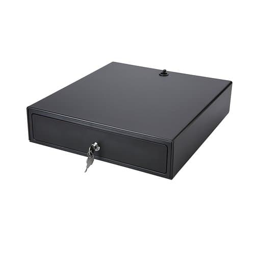 13IN POS RJ12 CASH DRAWER 3 POS LOCK STEEL 4 BILL 5 COIN 2 MEDIA