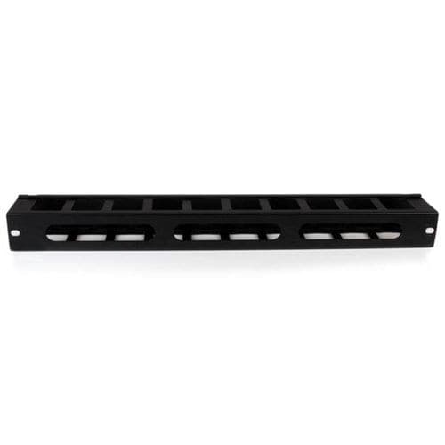 SERVER RACK CABLE MANAGEMENT 1U HORIZONTAL SLOTTED FINGER DUCT