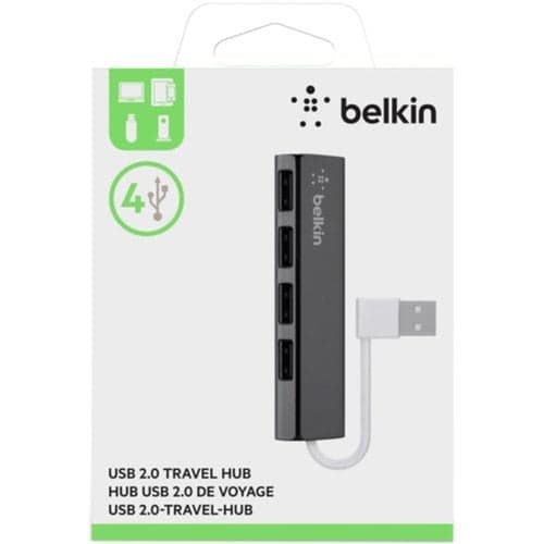 4PORT USB 2.0 TRAVEL HUB ULTRA SLIM SERIES RETAIL BOX