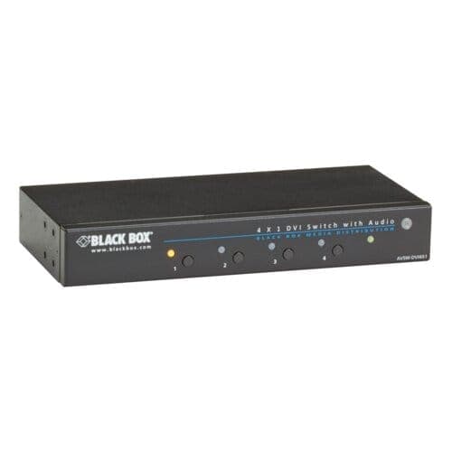 4X1 DVI SWITCH WITH AUDIO OUT SER DVI WITH AUDIO SWITCH