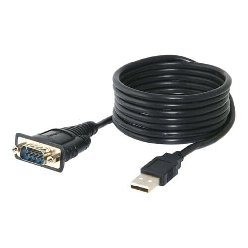 6FT USB SERIAL DB9 CABLE 6 FTDI CHIPSET THUMBSCREWS
