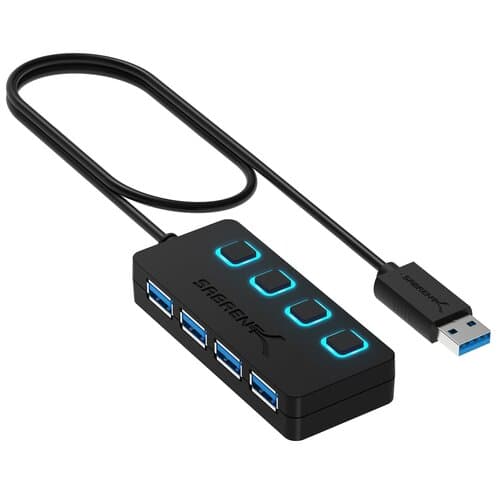USB 3.0 HUB W/ POWER SWITCHES