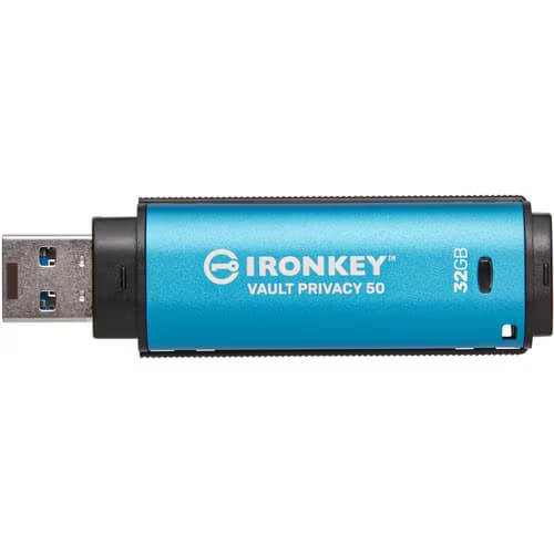 32GB IRONKEY VAULT PRIVACY 50 AES-256 ENCRYPTED FIPS 197