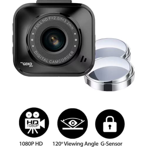 ORBIT 122 1080P DASHCAM W/8GB W/G-SENSOR 2 BLIND SPOT MIRRORS