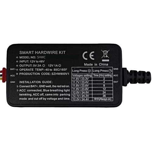 SMART HARDWIRE KIT FOR 24/7 SURVEILLANCE