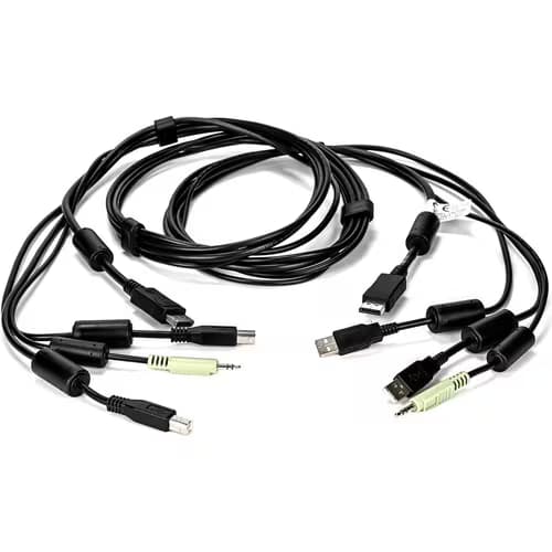 6FT CABLE ASSY 1-DISPLAYPORT/2-USB/1-AUDIO