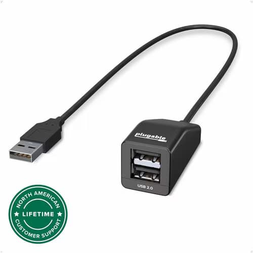 PLUGABLE USB2-2PORT USB 2.0 2-PORT SPLITTER