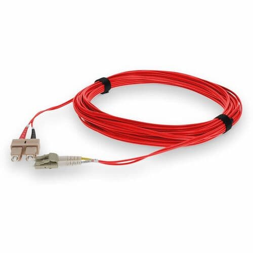 LC/SC M/M PATCH CBL 2M RED OM3 RISER FIBER