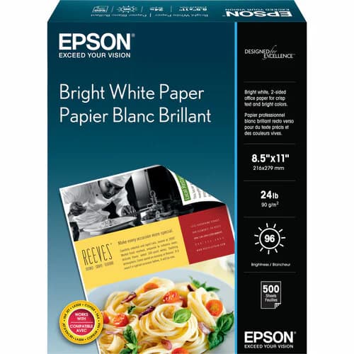 500 SHEET 8.5X11 LTR PREMIUM BRIGHT WHITE PAPER