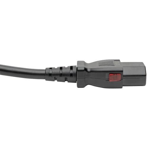 1FT POWER EXTENSION CORD CABLE C14 TO LOCKING C13 M/F 18 AWG 10A