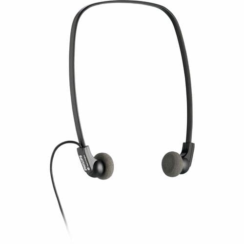 TRANSCRIPTION STEREO HEADPHONES LIGHTWEIGHT UNDER-THE-CHIN STYLE