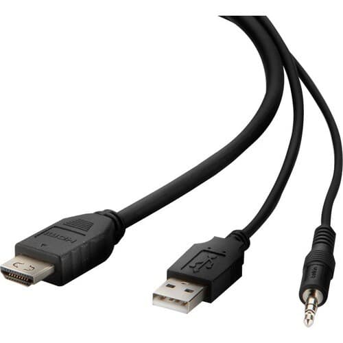 6FT TAA HDMI/USB/AUD CBL HDMI M/M USB A/B BAG LABEL