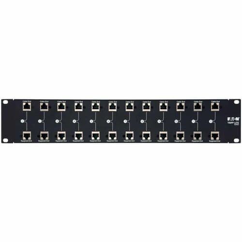 IN-LINE POE++ SURGE PROTECTOR 10 GBPS 12 RJ45 100W POE CAT5E/6 2U