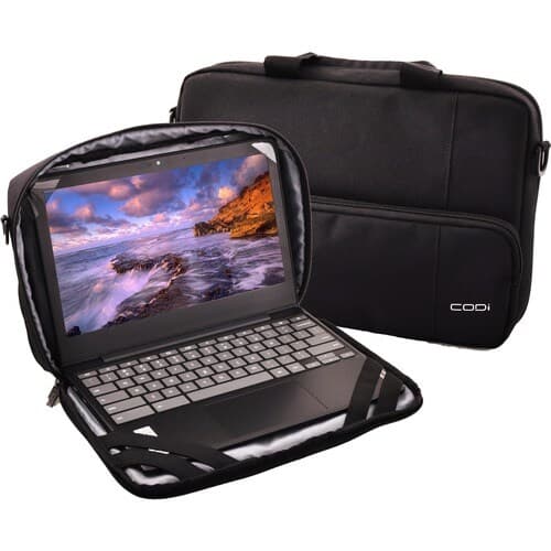 ALWAYS-ON 13.3IN CHROMEBOOKCASE BLACK POCKET POUCH PROTECTIVE