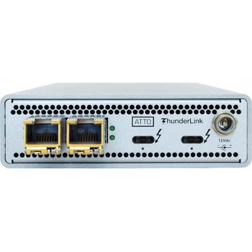 DUAL THUNDERBOLT 3/4 TO DUAL 10GB ETHERNET ADAPTER RJ45 SFP+(S)