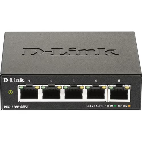 DGS-1100 SERIES 5 PORT GIGABIT SMART MANAGED SWITCH