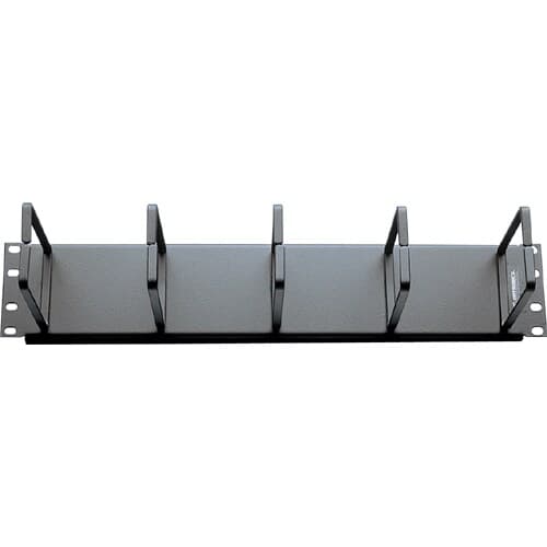 2U SINGLESIDED HORIZ CABLE MGMT 5D RNGS