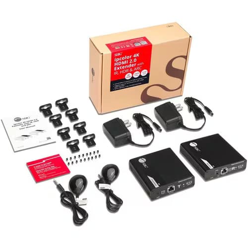 IPCOLOR 4K HDMI 2.0 EXTENDER WITH IR HDR & ARC