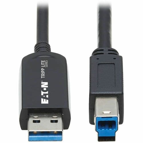 15M USB-A TO USB-B FIBER AOC CABLE ACTIVE OPTICAL USB 3.2 GEN 1
