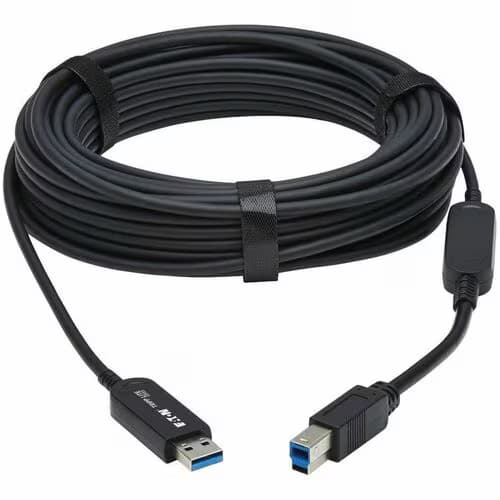 30M USB-A TO USB-B FIBER AOC CABLE ACTIVE OPTICAL USB 3.2 GEN 1