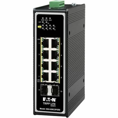 ENET SWITCH UNMANAGED 8PORT POE+ 30W 2 SFP 10/100/1000 MBPS