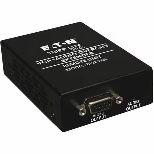 VGA AUDIO OVER CAT5/6 EXTENDER BOX RECIEVER 1920X1440 60HZ 1000FT