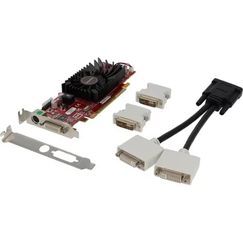 RADEON 4350 SFF 512MB DDR2 2X DVI-I TV OUT W 2X DVI-I TO VGA