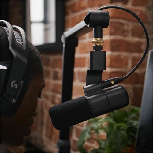 DESKTOP MICROPHONE BOOM ARM COMPASS PREMIUM -BLACK (G BRANDED)