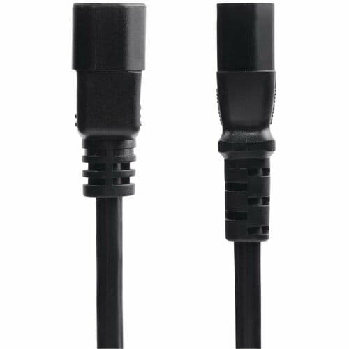 2FT POWER EXTENSION CORD IEC 60320 C14 TO C13 10A 250V