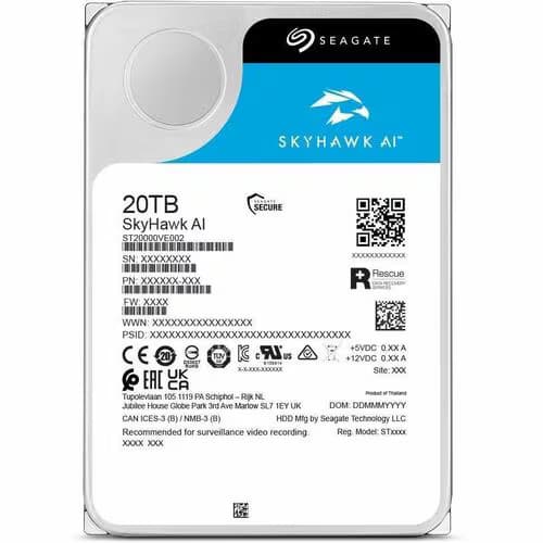 SEAGATE SKYHAWK AI 20TB SURV SATA 20TB