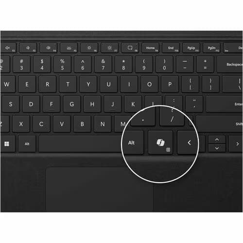 SURFACE PRO KEYBOARD BLACK NO PEN STORAGE