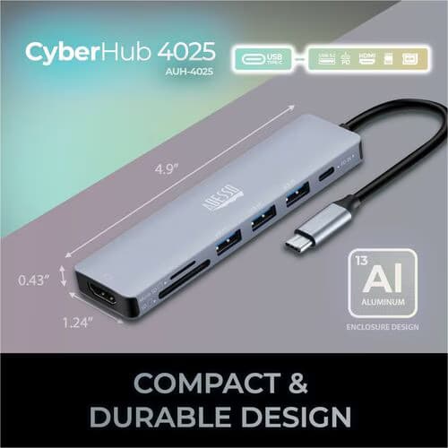7N1 DOCKING STATION USB-CTOHDMI 100W-PD 3 USB A MICRO SD