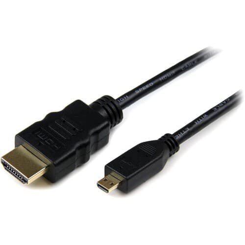 3FT MICRO HDMI TO HDMI CABLE UHD 4K 30HZ HDMI CONVERTER CORD M/M
