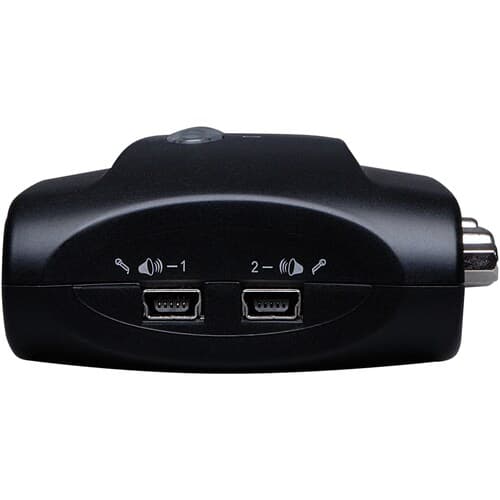 2PORT USB DESKTOP KVM SWITCH W AUDIO CABLE KIT COMPACT