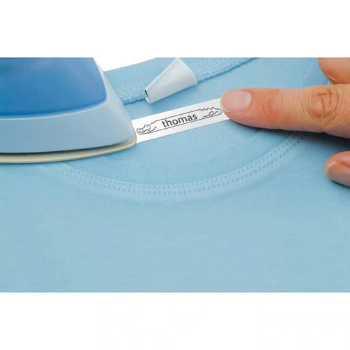 18771 1/2X6.5IN WHITE FABRIC TAPE IRON ON LABEL REFILL CARTRIDGE