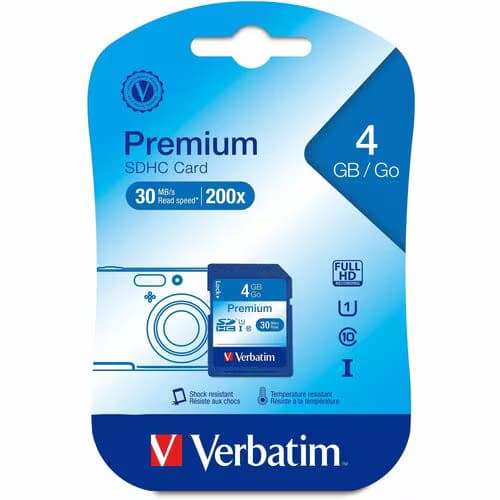4GB SDHC CARD CLASS 10 SECURE DIGITAL HIGH CAPACITY