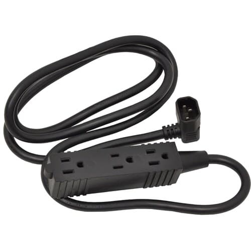 THREE-OUTLET POWER STRIP IEC FOR STYLEVIEW CARTS
