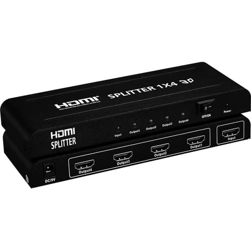 4PORT HDMI SPLITTER 1080P HDMI IN HDMI OUT 2YEAR WARRANTY