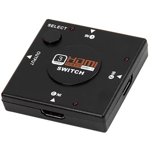 3PORT COMPACT HDMI SWITCH 3TO1 MINI AUTO SWITCH 1080P HD