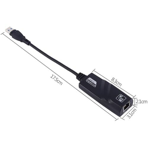 1PORT USB3 TO RJ45 GIGABIT ETHERNET LAN ADAPTER