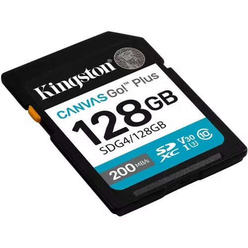 128GB SDXC CANVAS GO PLUS GEN4 200MB/S C10 UHS-I U3 V30