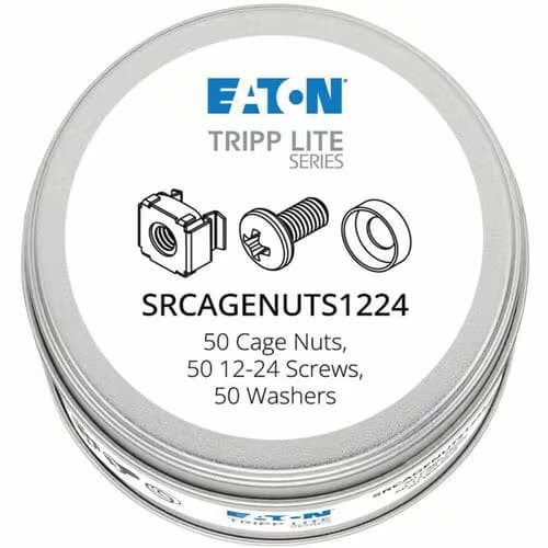 RACK CAGE NUTS HARDWARE KIT 50 PACK 12-24 SCREWS WASHERS